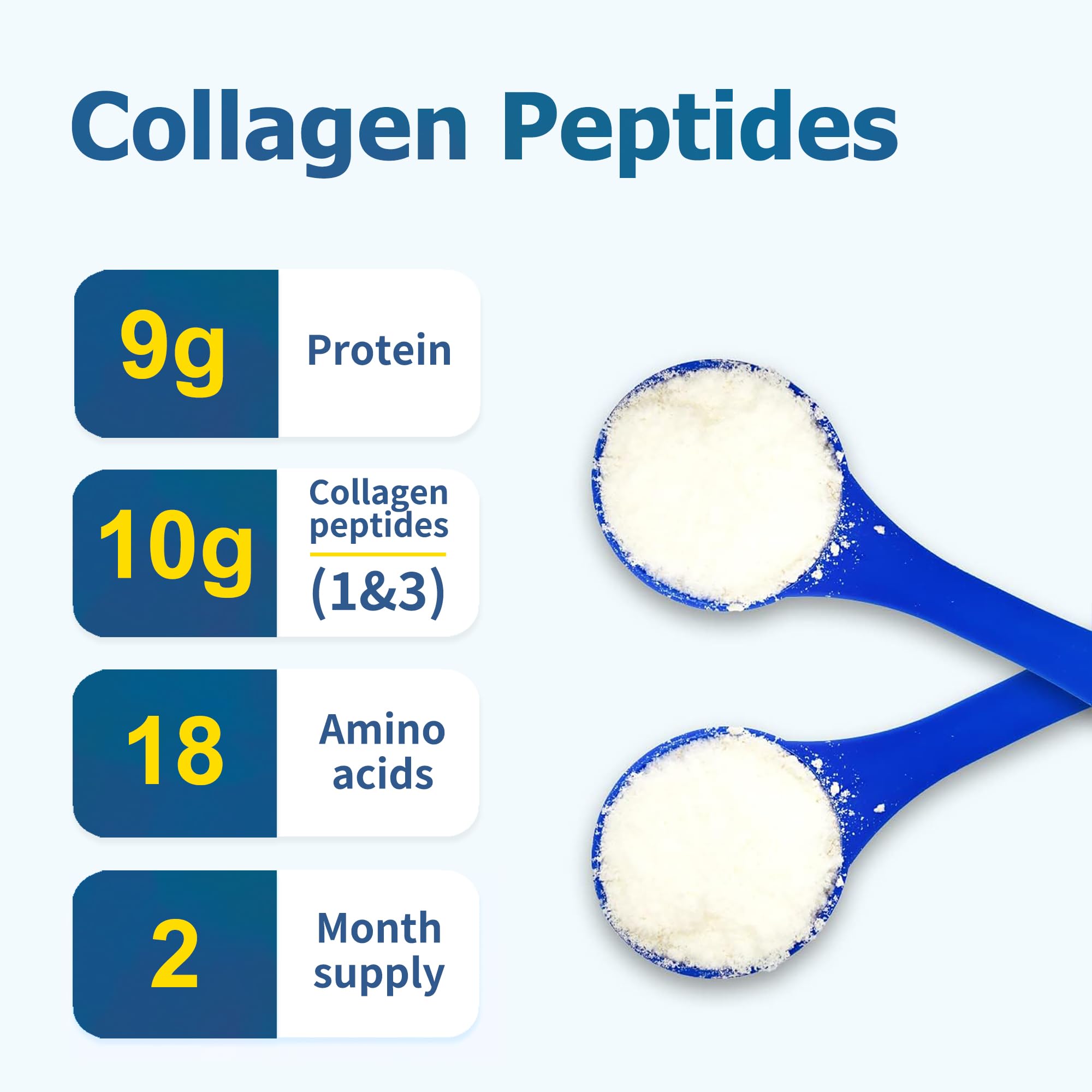Zammex collagen powder mixing in water for a smooth, flavorless beverage