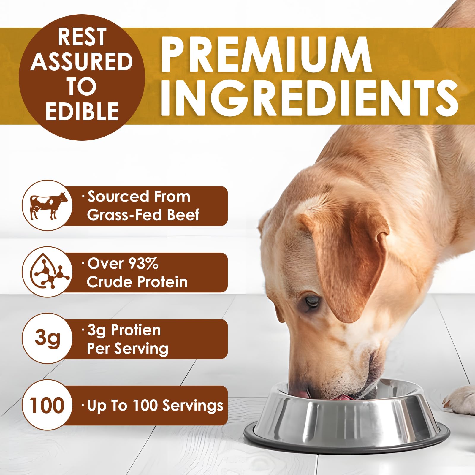 Zammex grass-fed label emphasizes premium ingredients and gluten-free quality