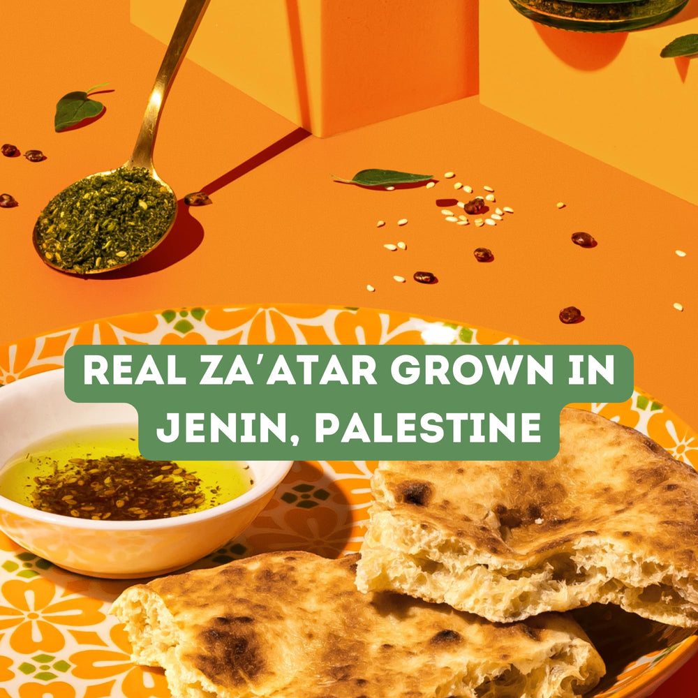 Z&Z Za'atar on chicken creates savory, zesty crust.