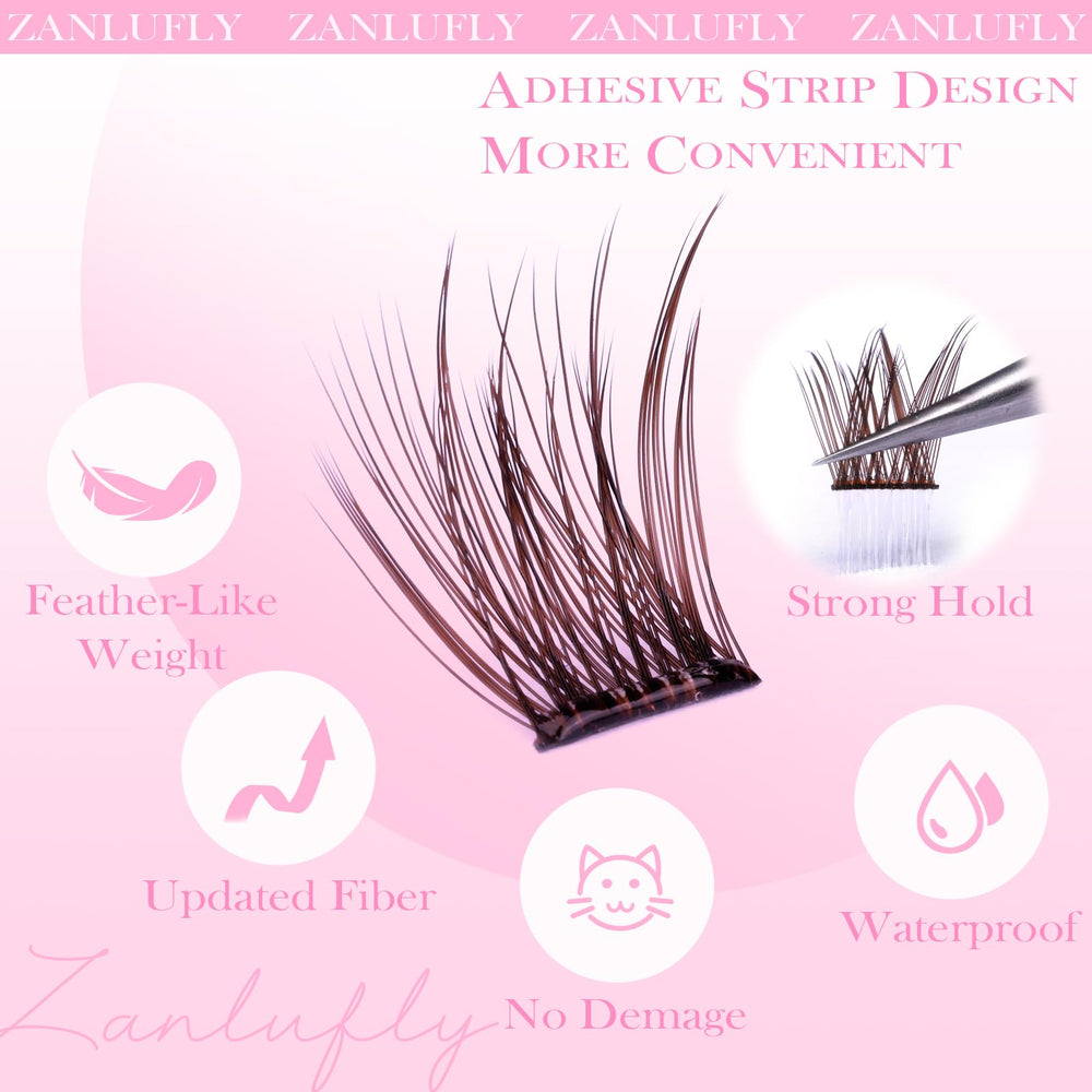 ZANLUFLY 8-16mm lengths let you customize the look.