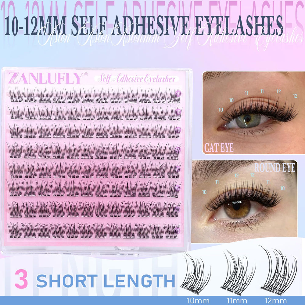 ZANLUFLY soft cotton band shapes along the lash line for feather-light comfort