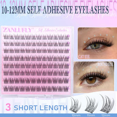 ZANLUFLY soft cotton band shapes along the lash line for feather-light comfort