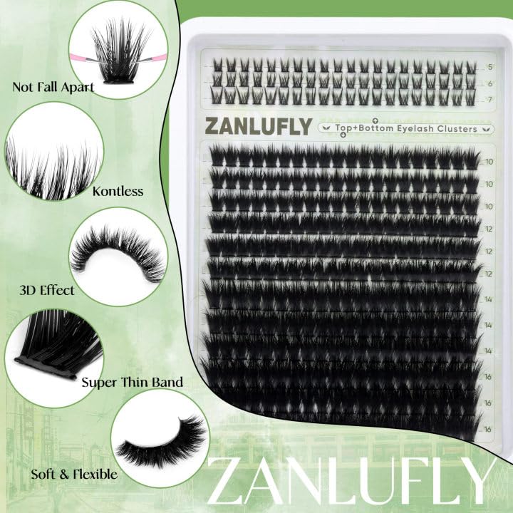 ZANLUFLY Ultra-soft synthetic fibers for comfortable wear all day.