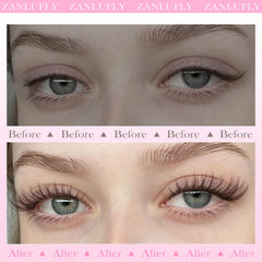ZANLUFLY ultra-thin lash band stays comfortable all day.