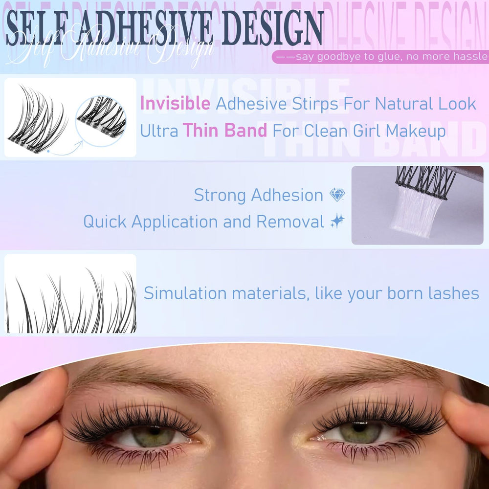 ZANLUFLY wispy synthetic fibers create a natural 3D look
