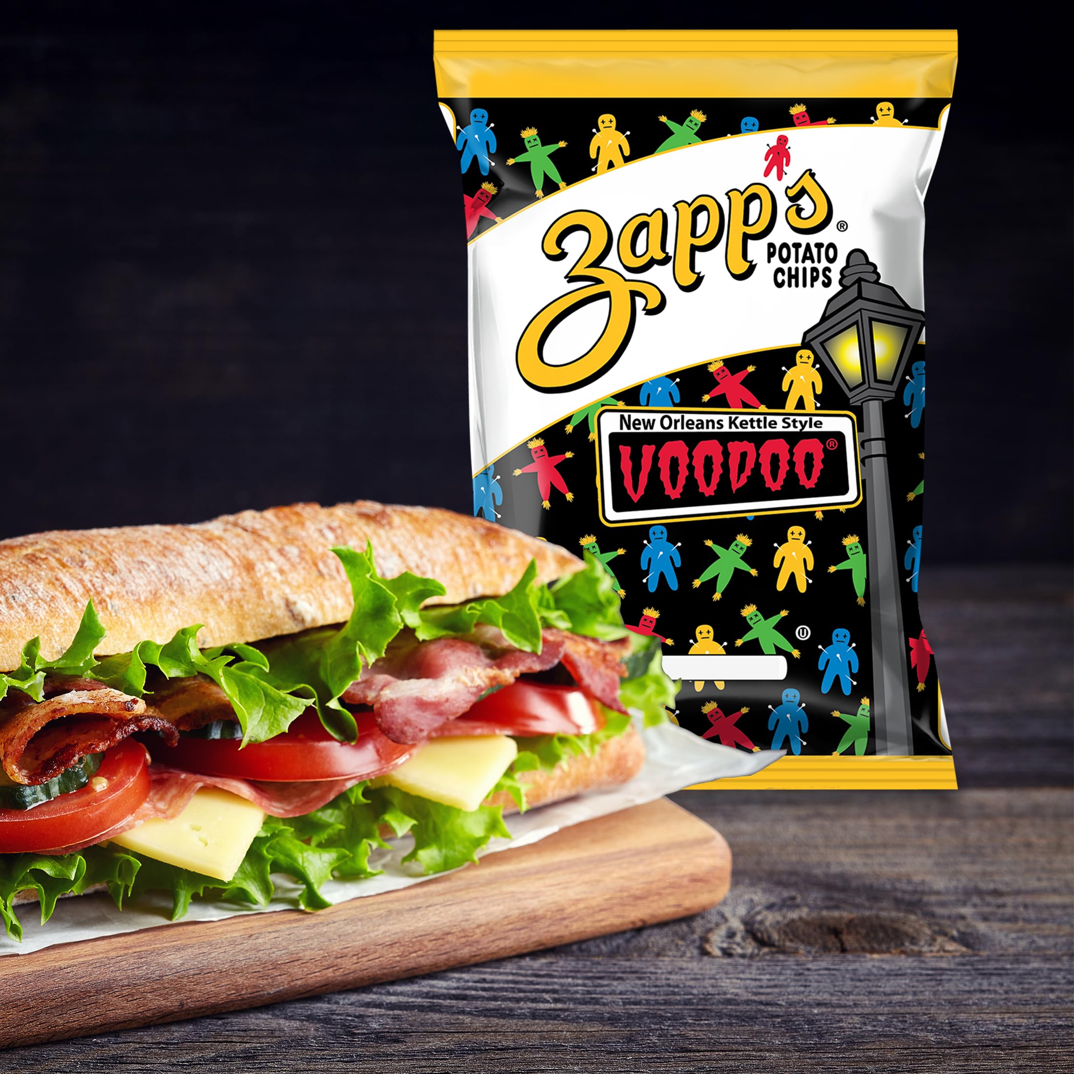 Zapp's Voodoo chips road-trip snack pack
