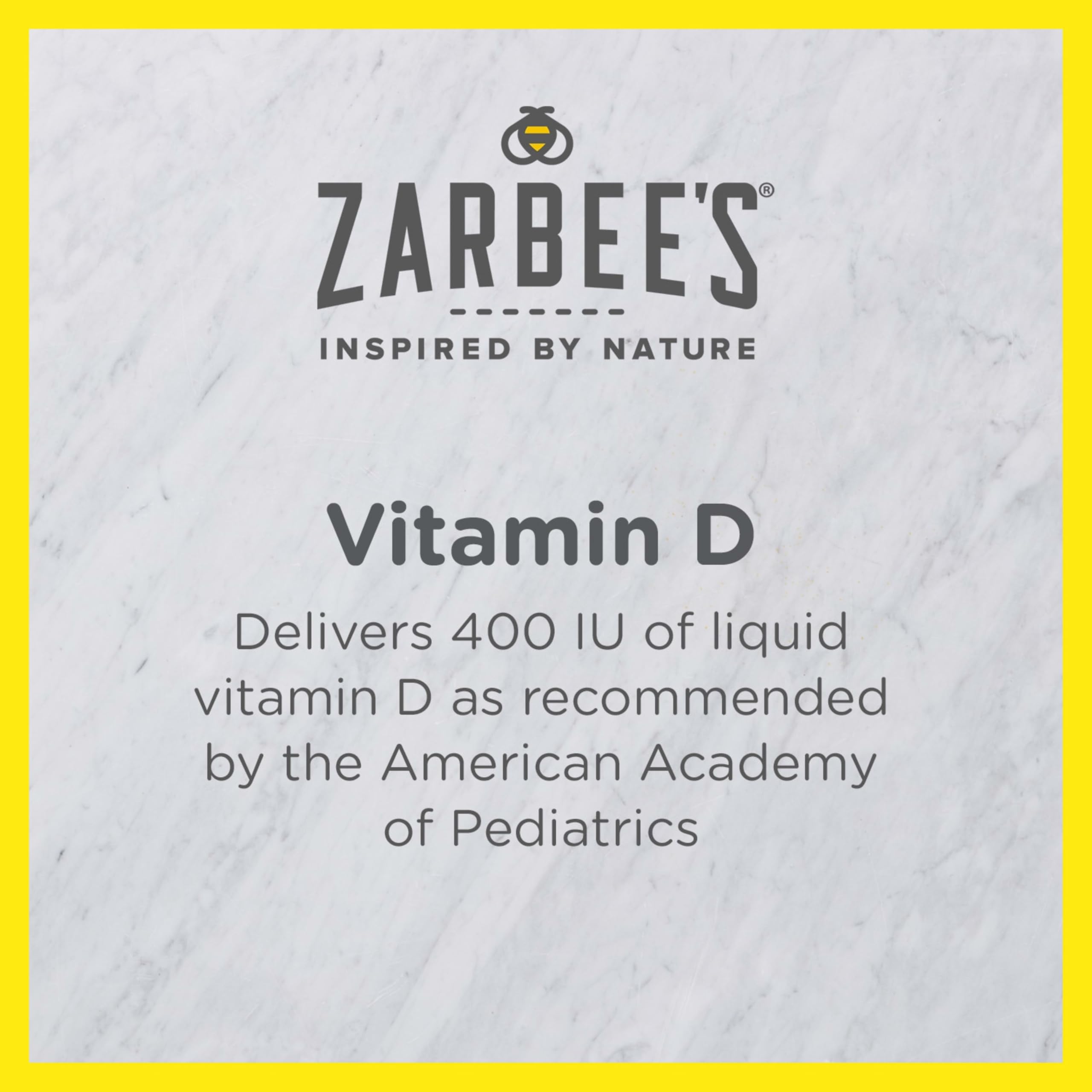 Dropper being used with Zarbee's Baby Vitamin D Drops for accurate dosing