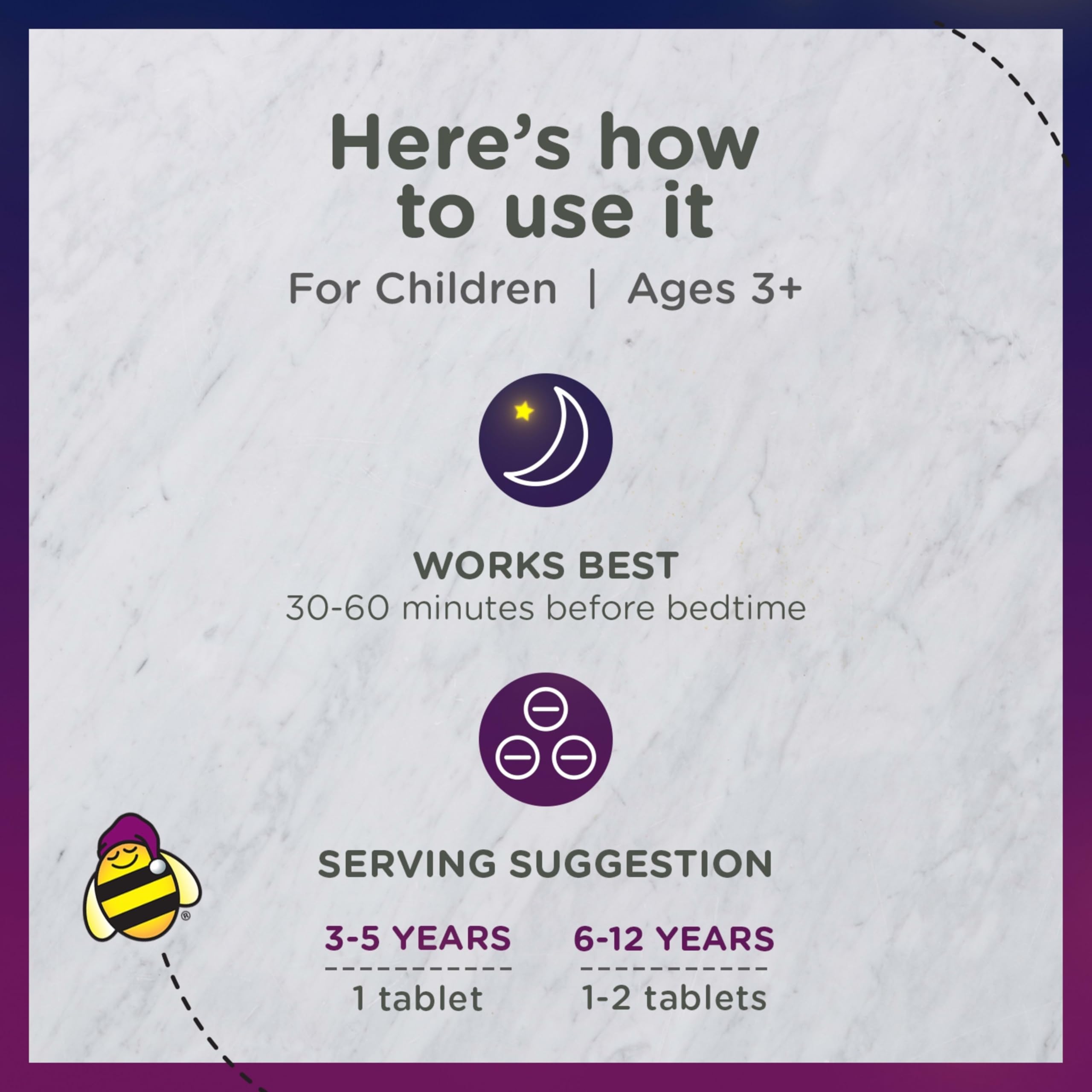 Zarbee's ingredient icons show natural, dye-free formulation