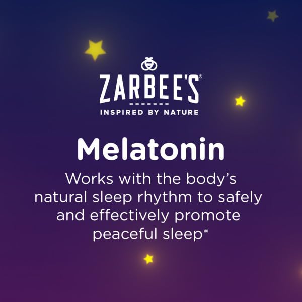 Zarbee's Kids Sleep Liquid bottle back showing dosage information
