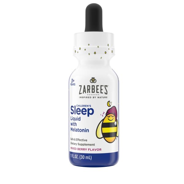 Two-pack of Zarbee's Kids Sleep Liquid bottles for convenience