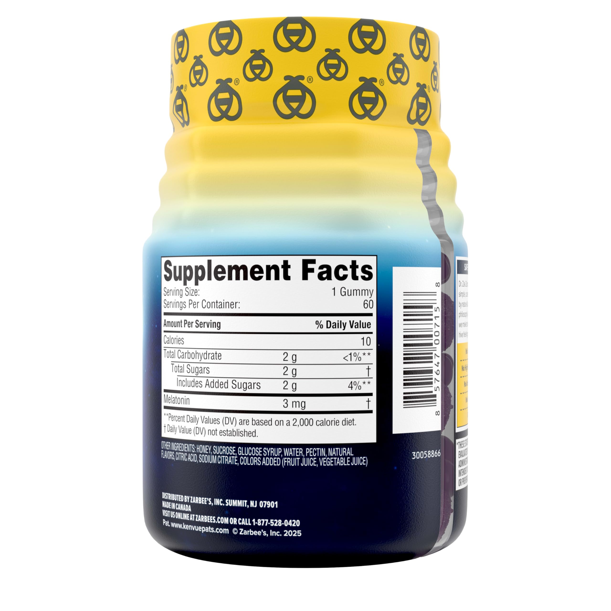 Smart packaging showcases 60-count supply for a consistent nightly routine