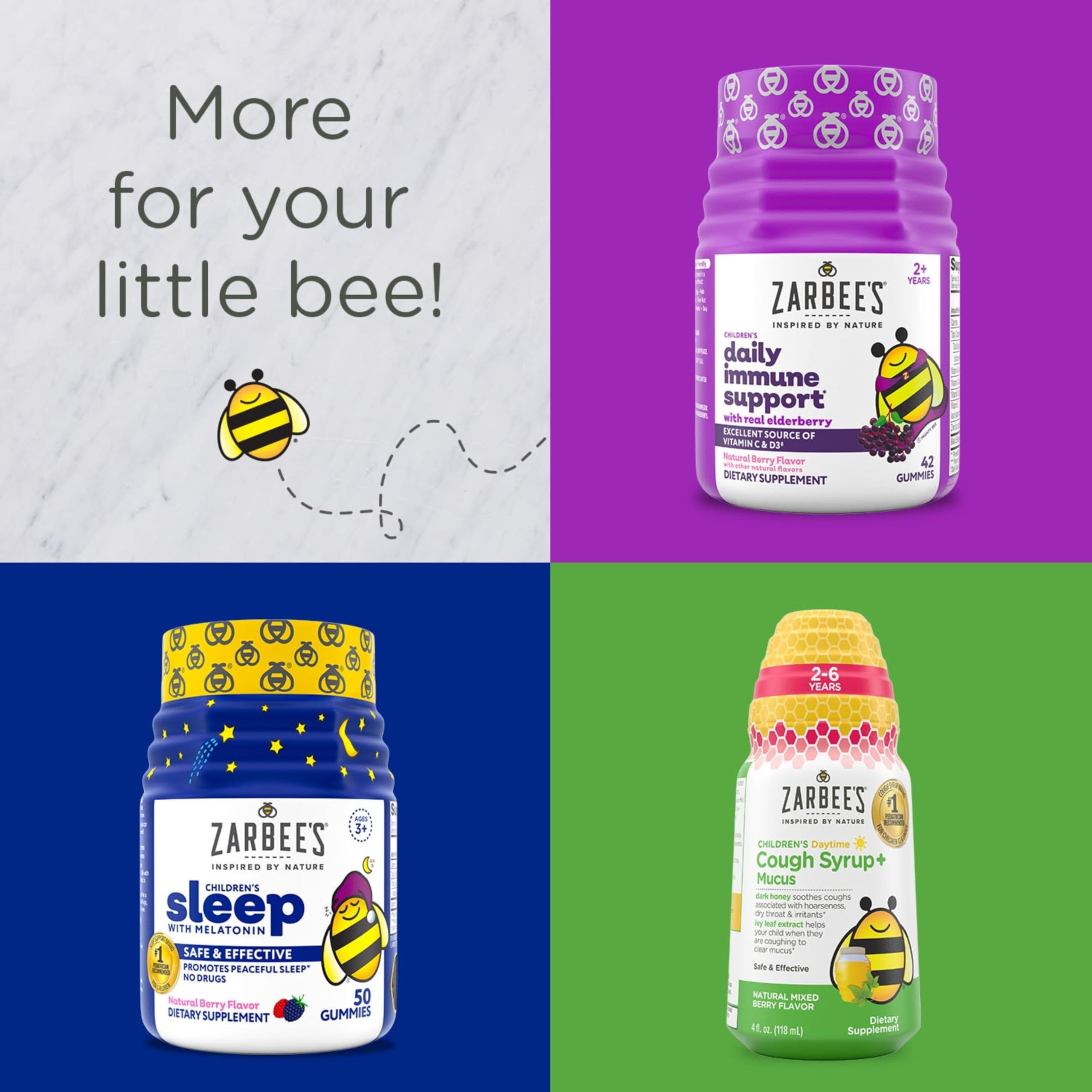 Zarbee’s pediatrician-formulated formula image trusted by families.