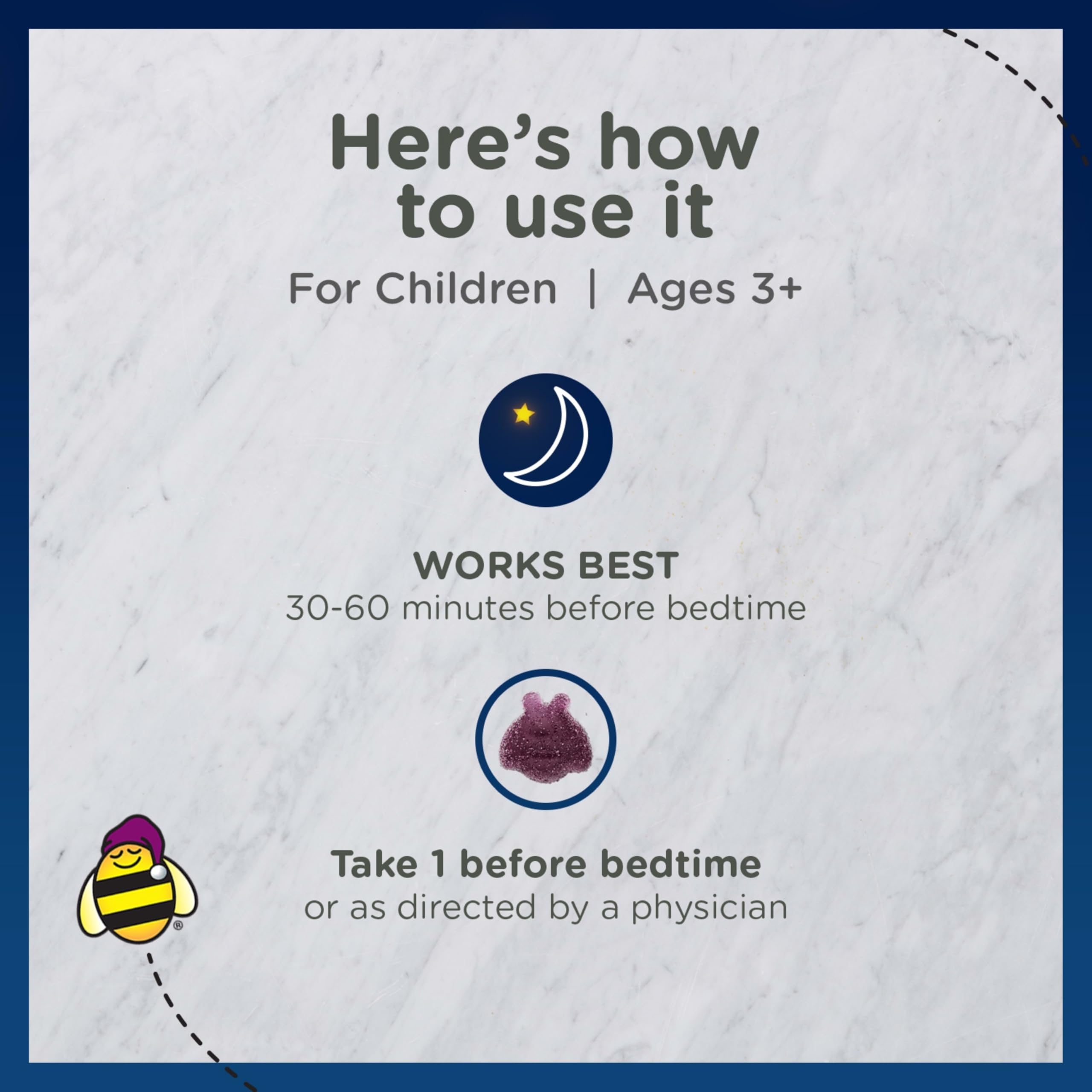Packaging of Zarbee's Sleep & Immune Gummy 30ct highlighting pediatric use