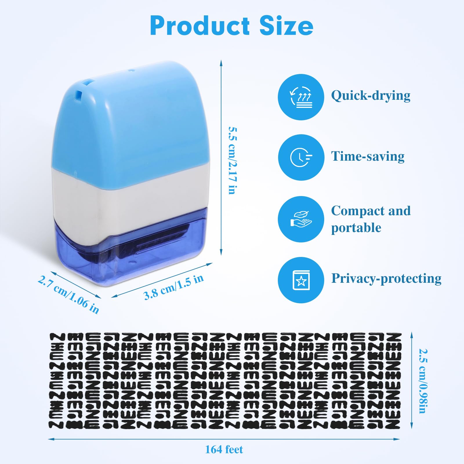 ZASZO identity stamp packaging highlights portable privacy protection.