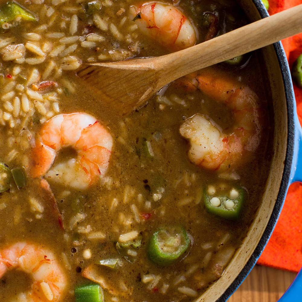 Zatarain's kit guides simple steps for weeknight gumbo.