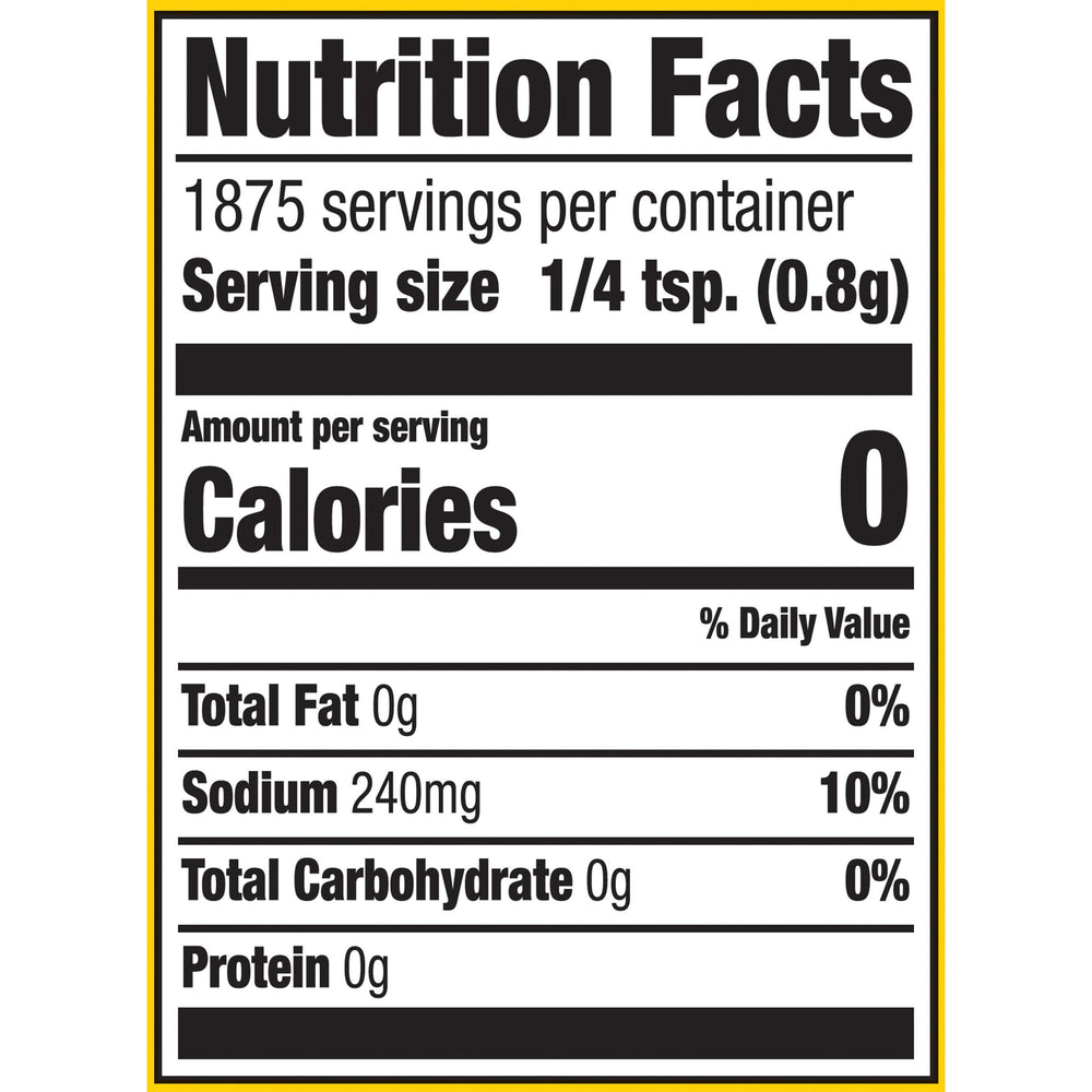 Close-up of Zatarain's Pro Boil blend highlighting red pepper and paprika for depth of taste.