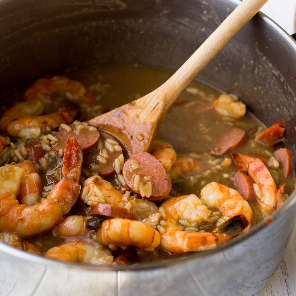 Zatarain's mix uses real vegetables for deeper flavor.