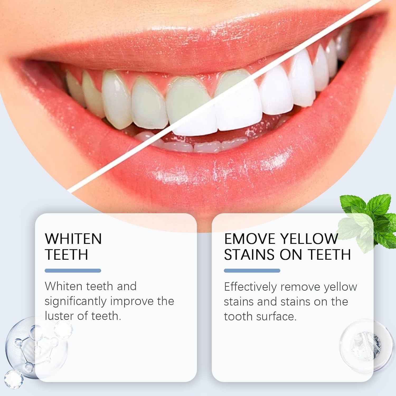 Zaucet 2-pack hydroxyapatite toothpaste set for home use