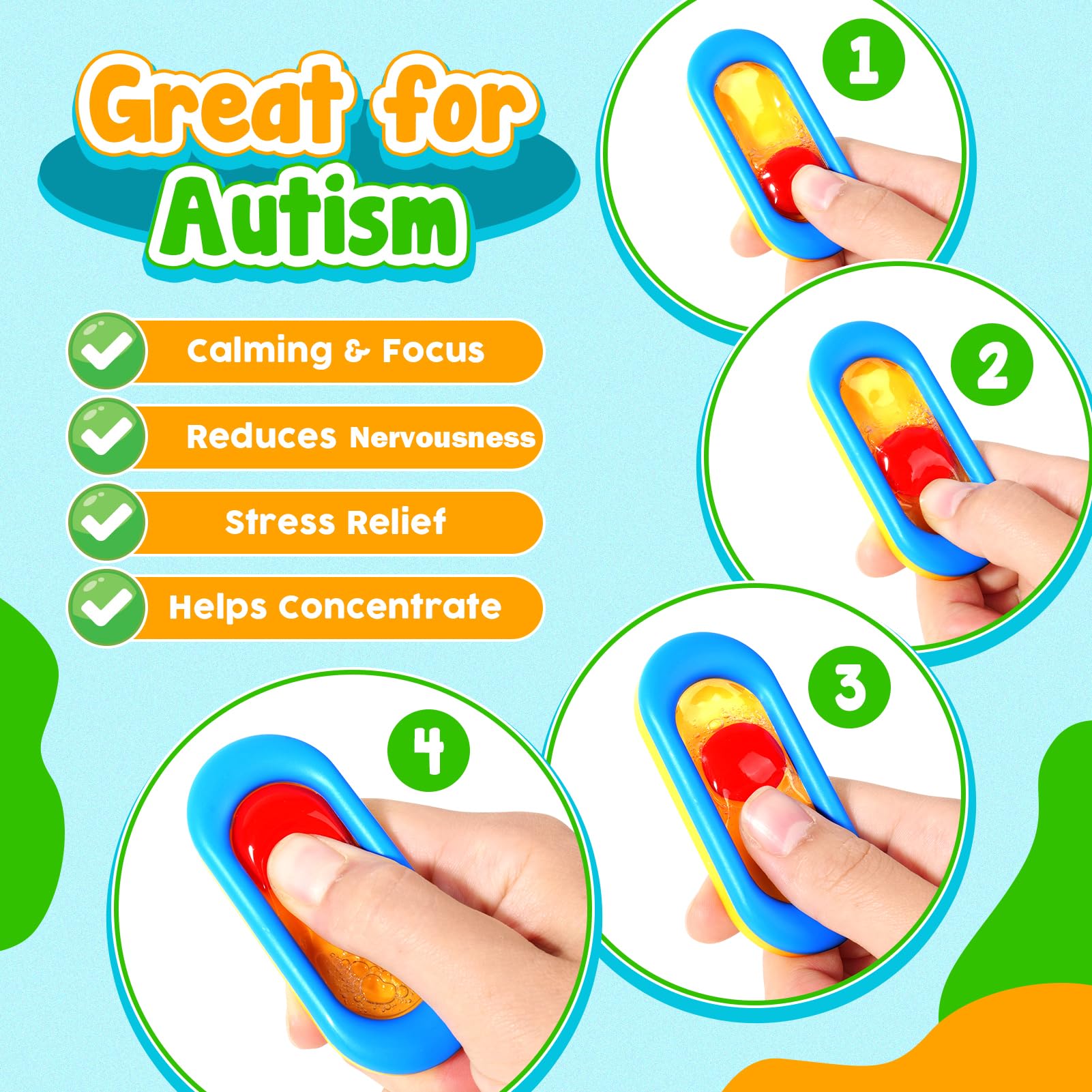 ZaxiDeel classroom-friendly fidget promotes self-regulation during activities.