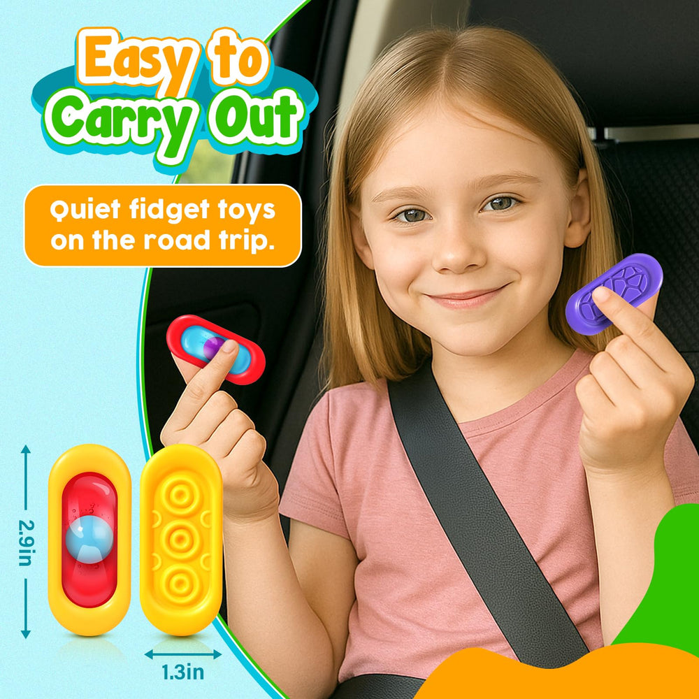 ZaxiDeel pocket-size fidget fits in a bag for on-the-go calm.