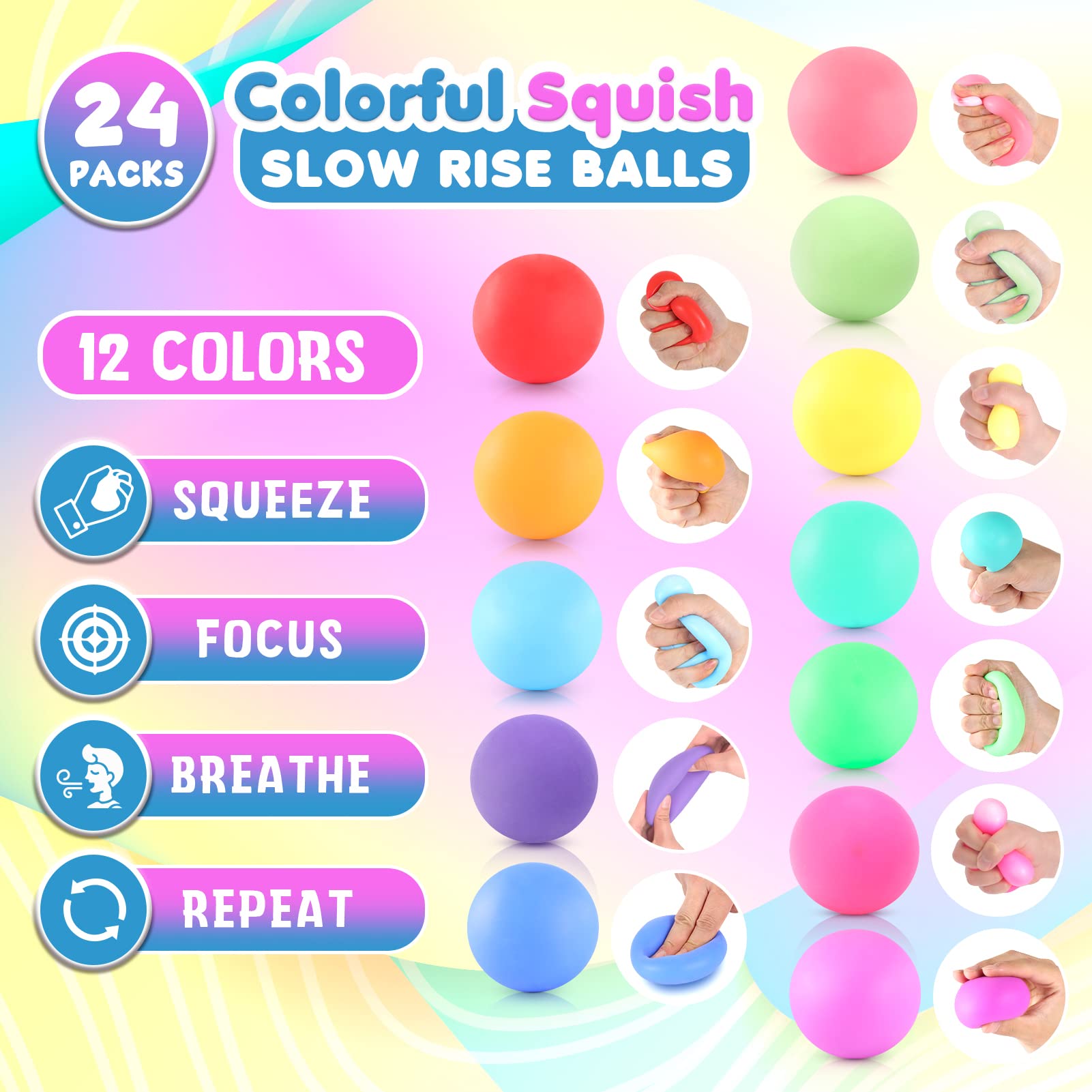 ZaxiDeel soft TPR stress ball durable and reusable for daily fidgeting.