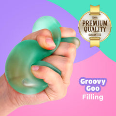 ZaxiDeel stress cube close-up gel filling shows squishy texture.