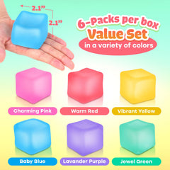 ZaxiDeel stress cube goo fill close-up emphasizes durability under heavy use