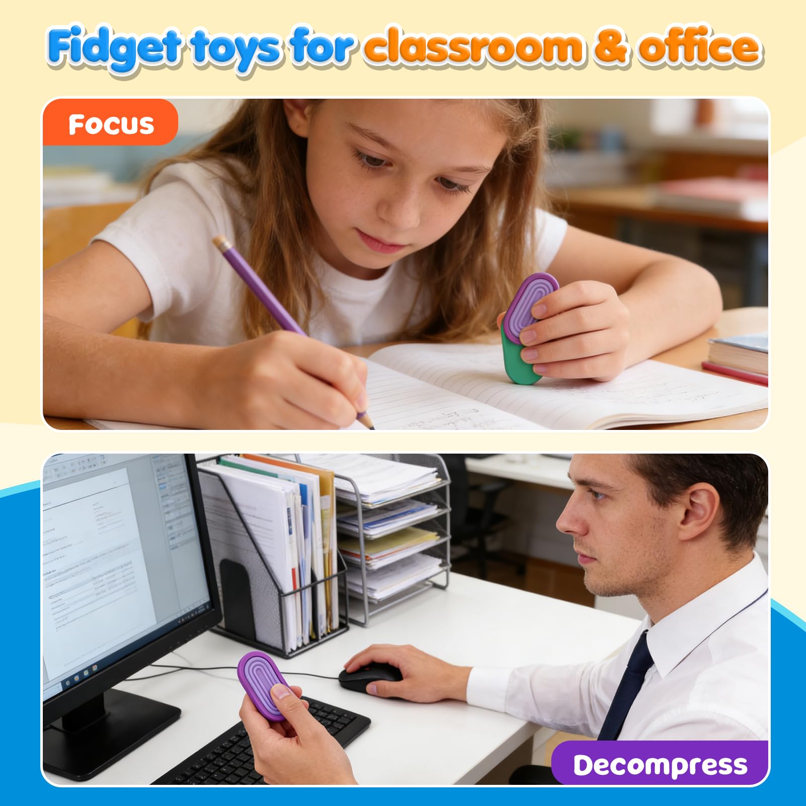 ZaxiDeel stress-relief fidget tools support calm moments