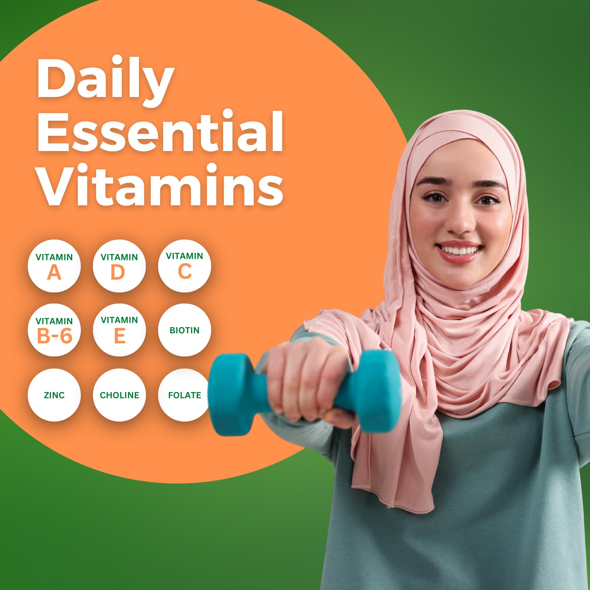 Zaytun Halal Adult Multivitamin Gummies close-up of soft gummies