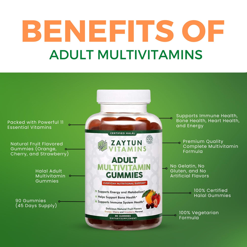 Zaytun Halal vitamins bottle with USA made label