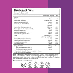 Zaytun Halal prenatal DHA softgel close-up, gentle on the stomach and easy to swallow.