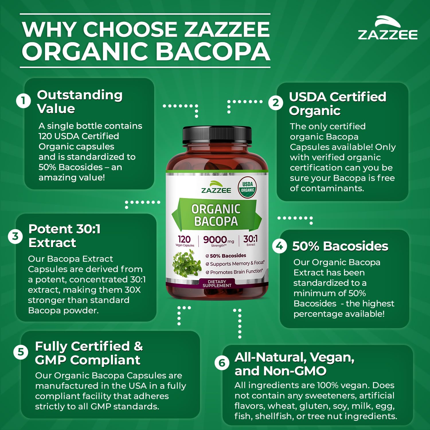 Close-up of 30:1 extract powder used in Zazzee capsules.
