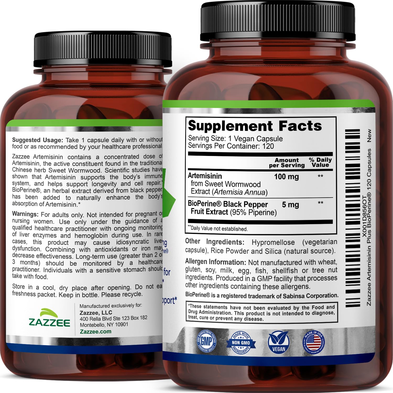 Bottle being poured to reveal daily capsules.