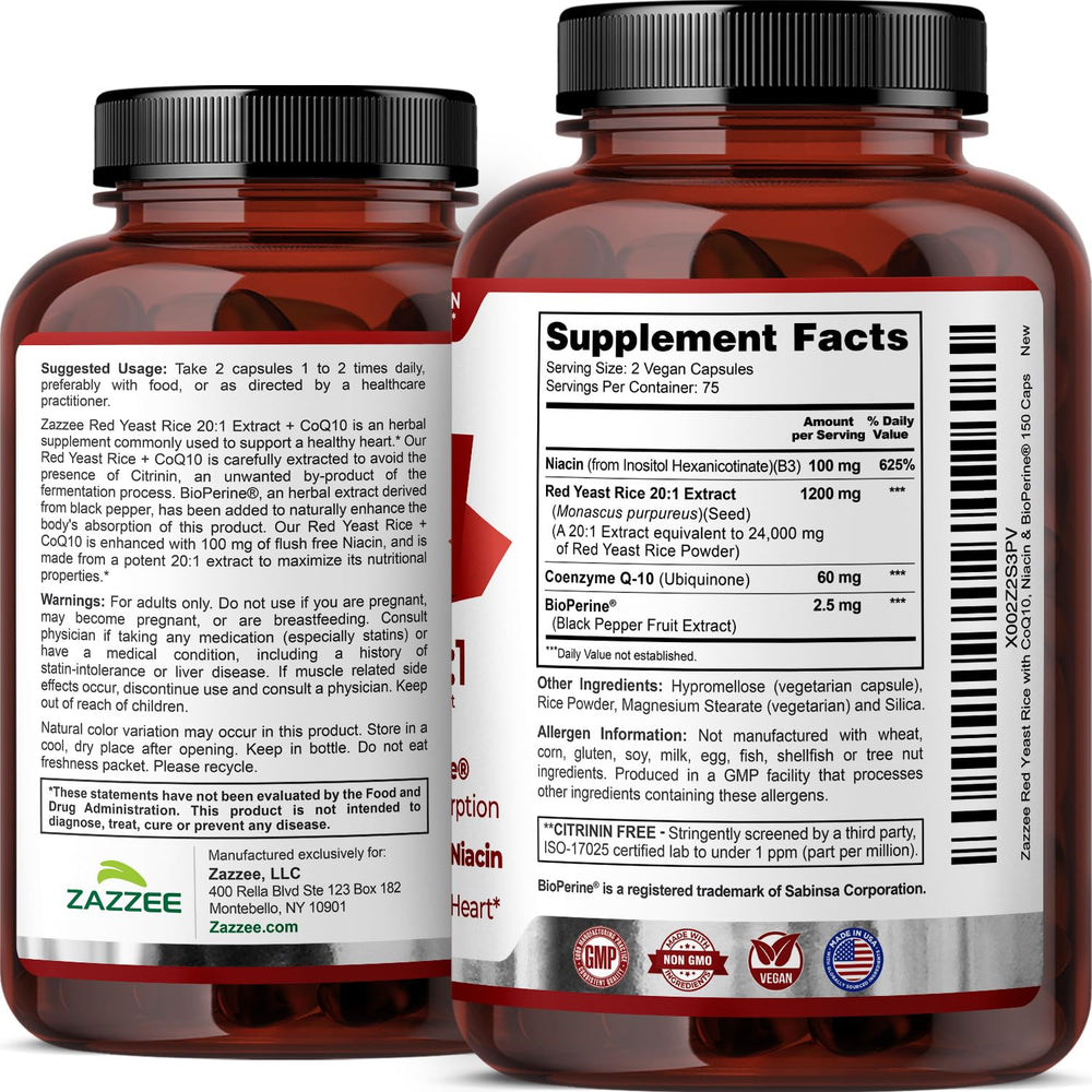 Quality lab seal on Zazzee product indicates ISO-17025 testing