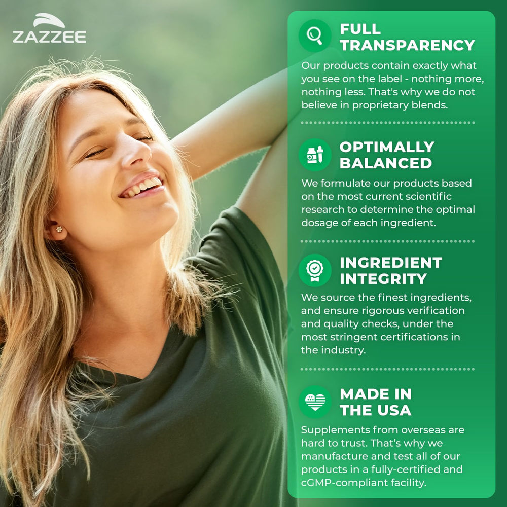 Ingredients list on the Zazzee Mullein Leaf 10:1 Extract label.