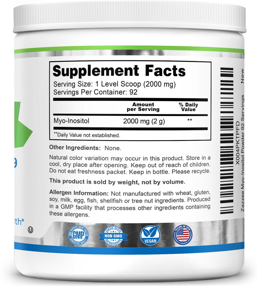Lifestyle shot of daily routine with Zazzee Myo-Inositol powder.