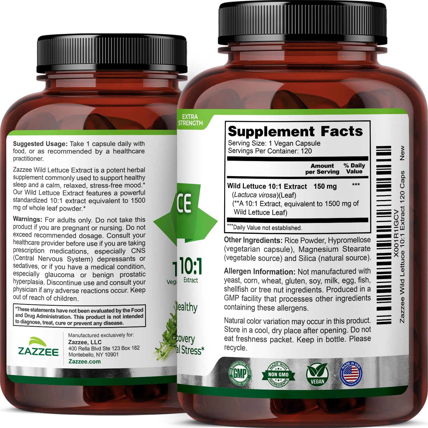 Zazzee capsules in a glass dish suggest vegan plant based formula