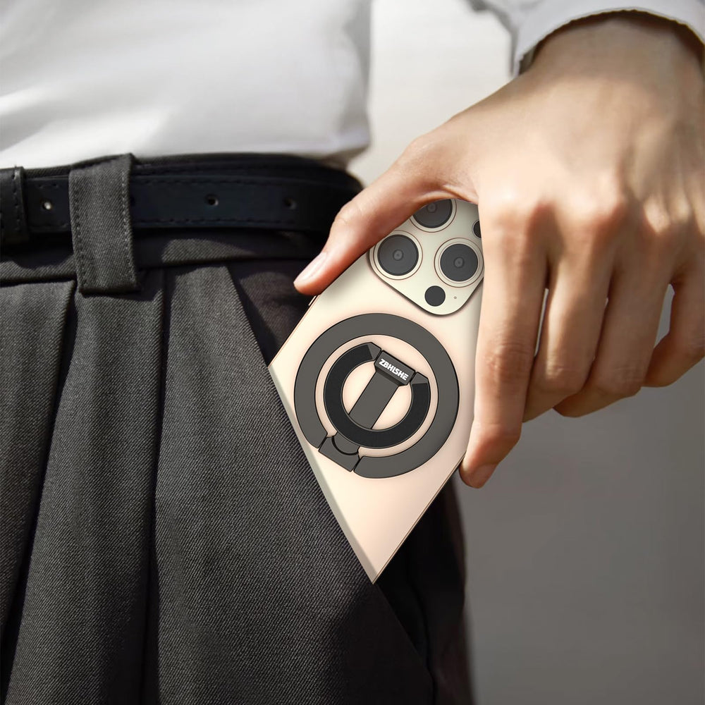 ZBHISHE package includes 2 MagSafe holders and 1 magnet ring for quick setup