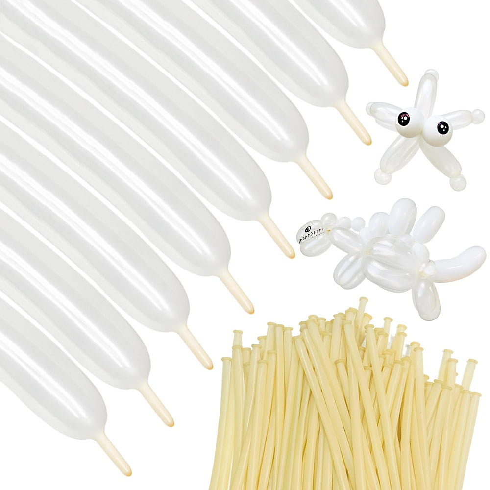 ZBYDNG 260q clear long balloons for twisting, durable latex for professional balloon art