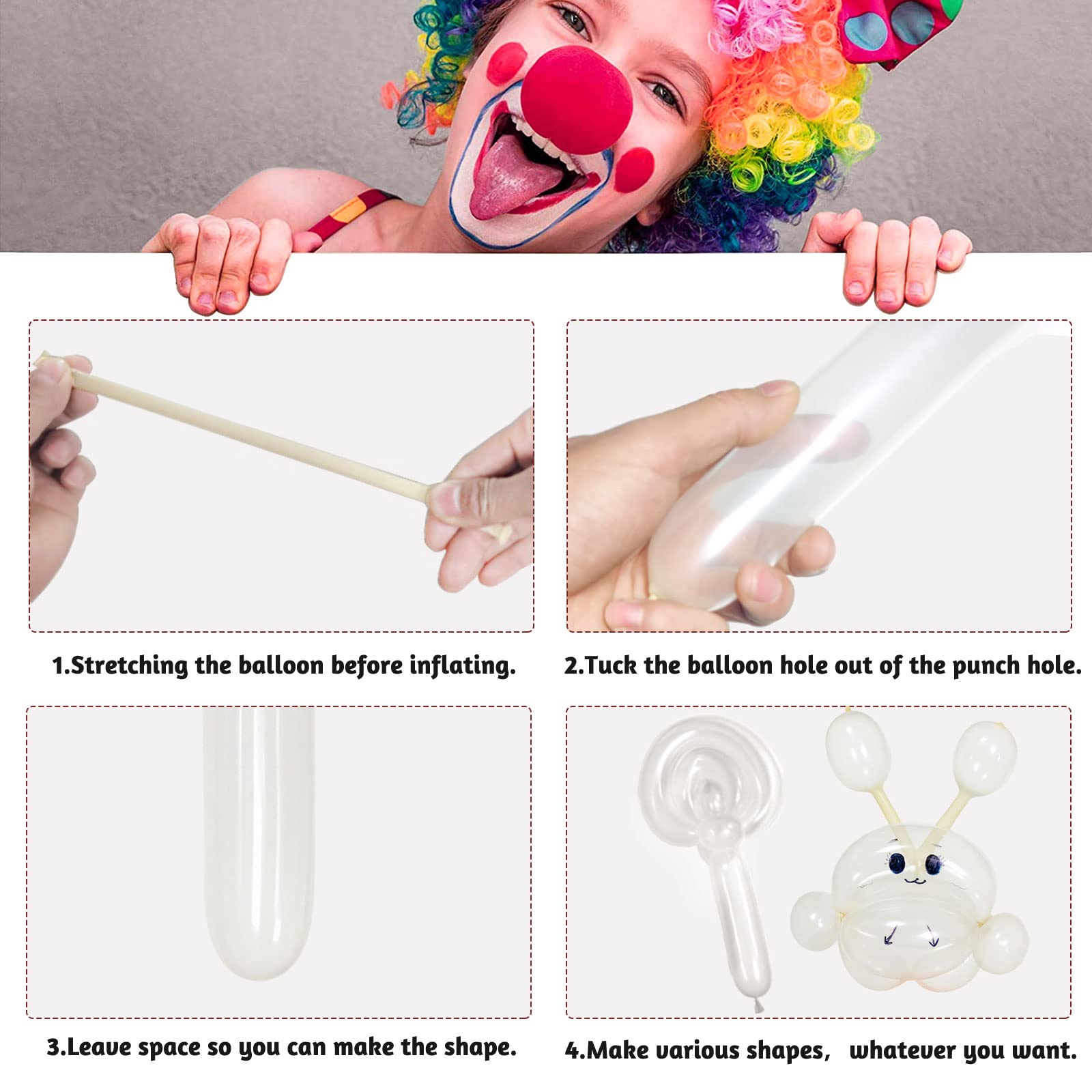 ZBYDNG balloon animals twister kit for skilled artists and hobbyists