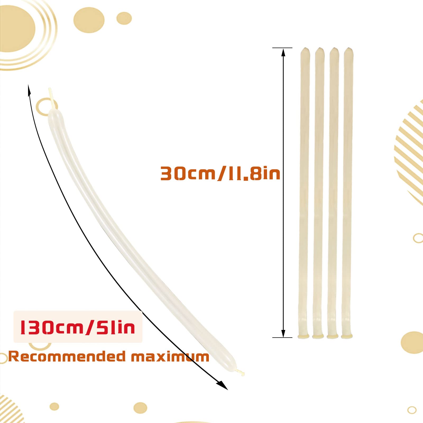 ZBYDNG latex balloons 260q ideal for professional balloon art supplies
