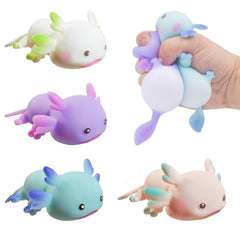 Zcahoo Axolotl Toy pull and stretch for stress relief at work.