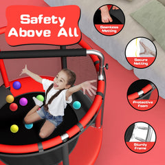ZCMHAXJ kid trampoline designed for indoor and outdoor play