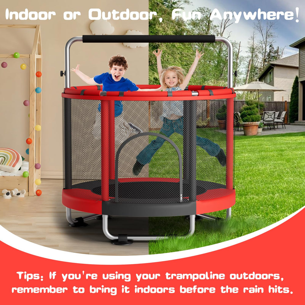 ZCMHAXJ trampoline toys set including sandbag, gloves, rings, hammock, and ocean balls