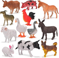 Zcpotizi large farm animals cow figurine for imaginative play and early vocabulary.
