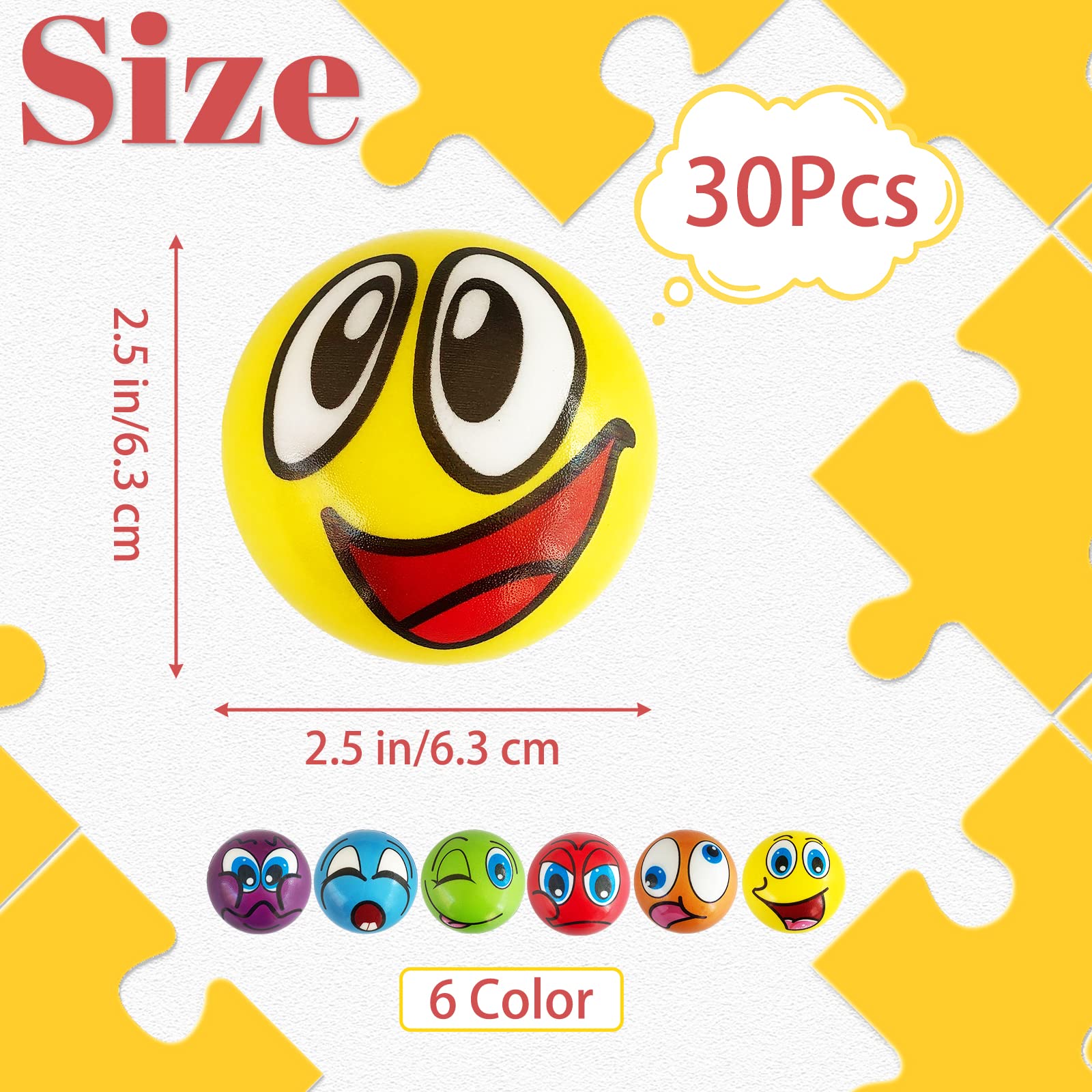 Zddaoole emotion foam ball in assorted colors for quick mood easing.
