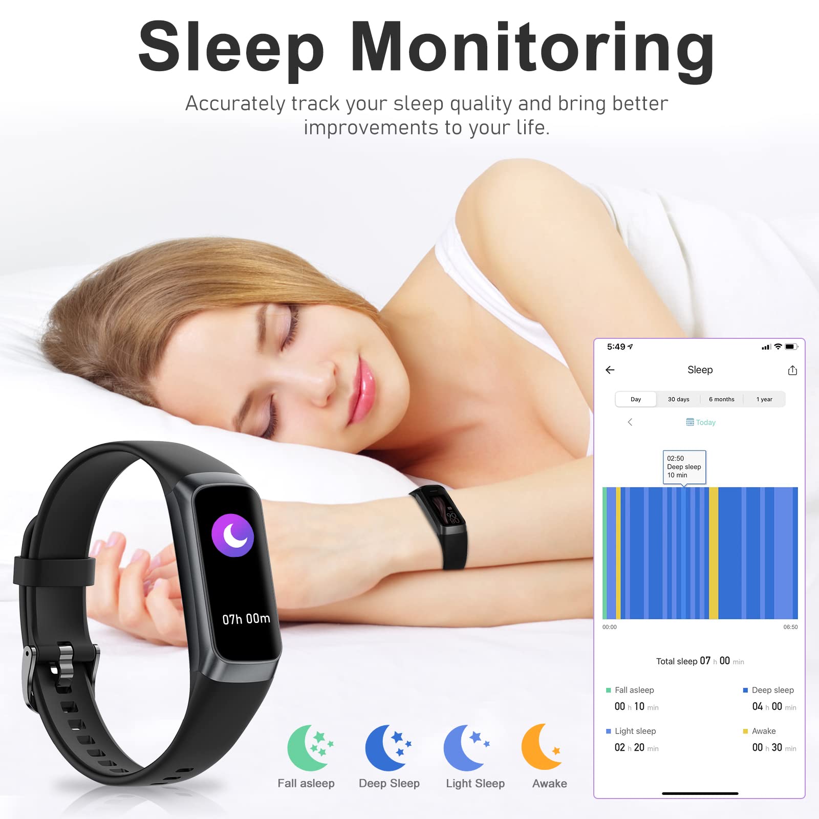 Zeacool fitness tracker offers 25 sport modes for diverse workouts.