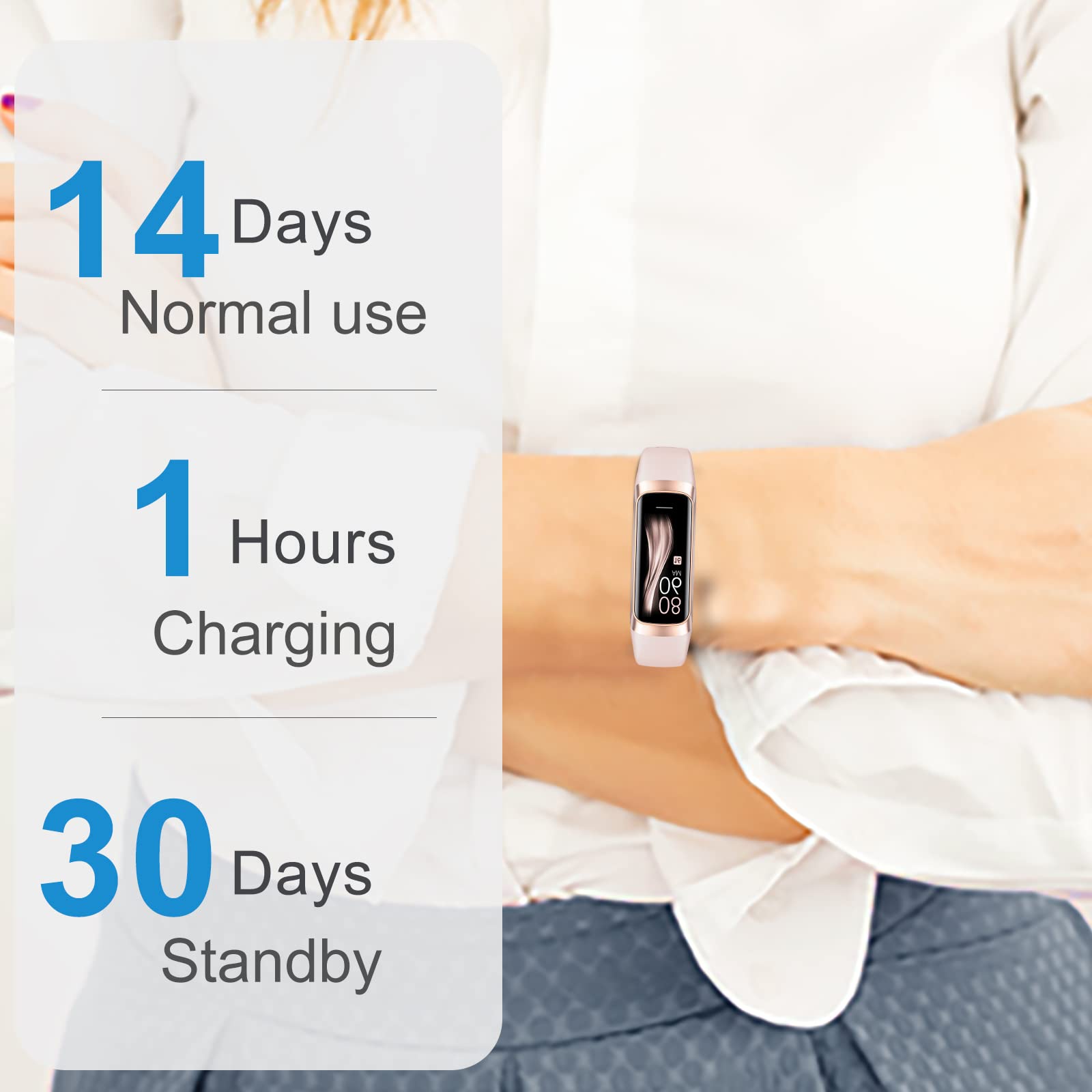 Zeacool fitness tracker remote photography feature hands-free capture
