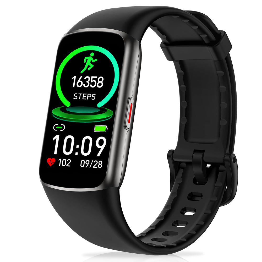 Zeacool Fitness Tracker worn on the wrist with a bright display for all-day monitoring.