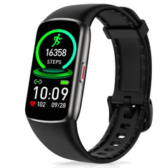 Zeacool Fitness Tracker worn on the wrist with a bright display for all-day monitoring.